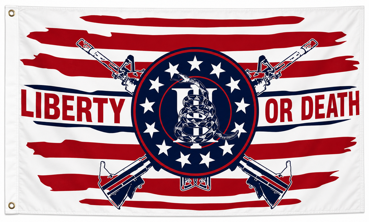 Liberty Or Death Guns & Stripes