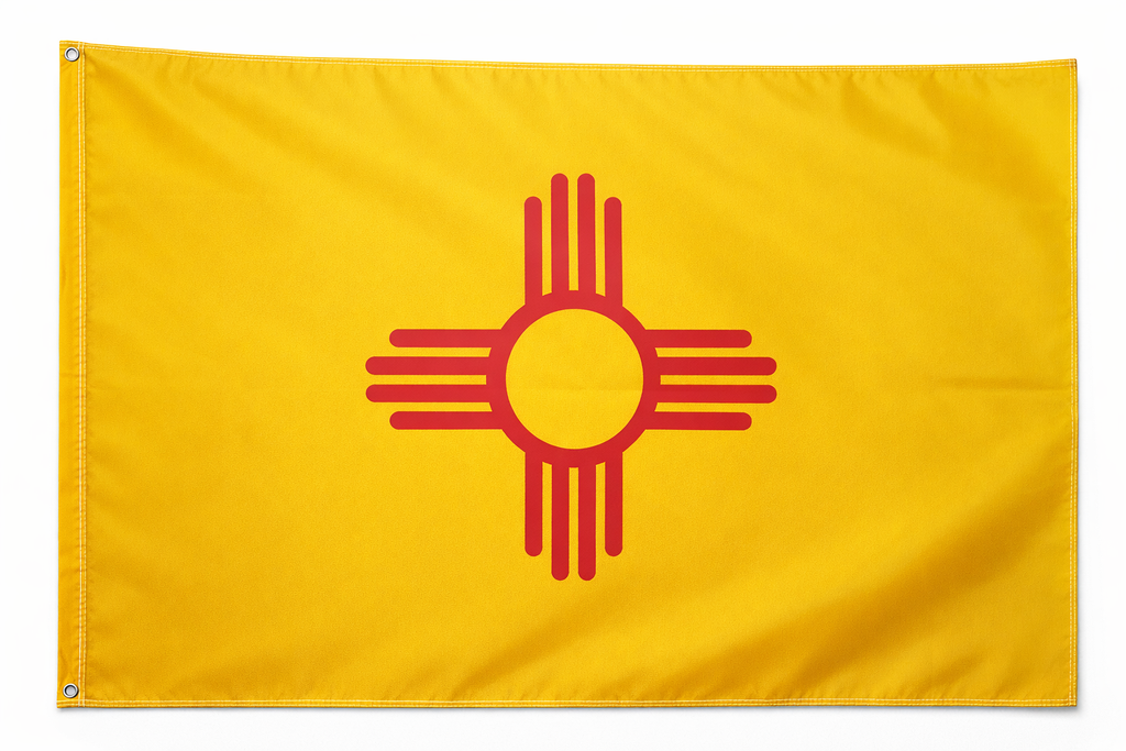 New Mexico State Flag 3x5 – Official Zia Symbol Banner