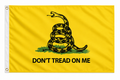 Gadsden Flag 3x5 – Don't Tread on Me Patriotic Banner