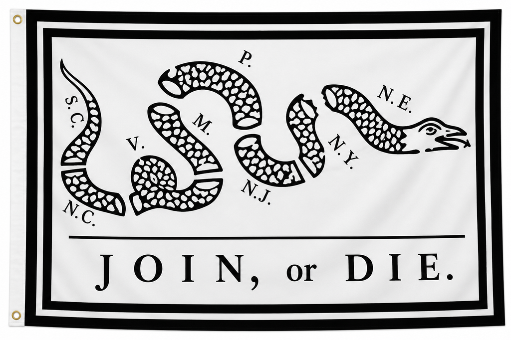 Join Or Die (White)