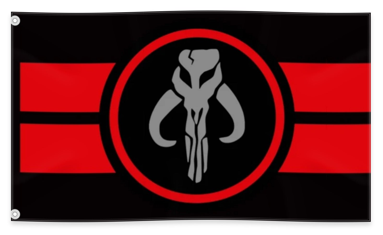 Mandalorian Skull Symbol 3x5 Flag
