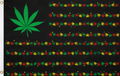 Rasta Marijuana Leaf's USA